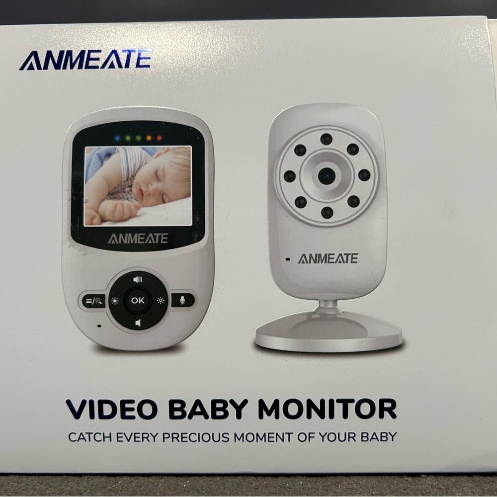 ANMEATE Baby Monitor with Remote Pan-Tilt-Zoom Camera